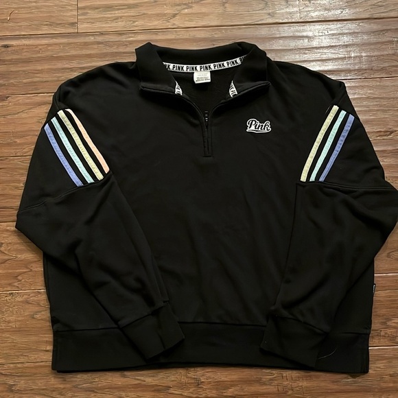 Pink Victoria’s Secret Long Sleeve Sweatshirt Size L - Picture 3 of 6